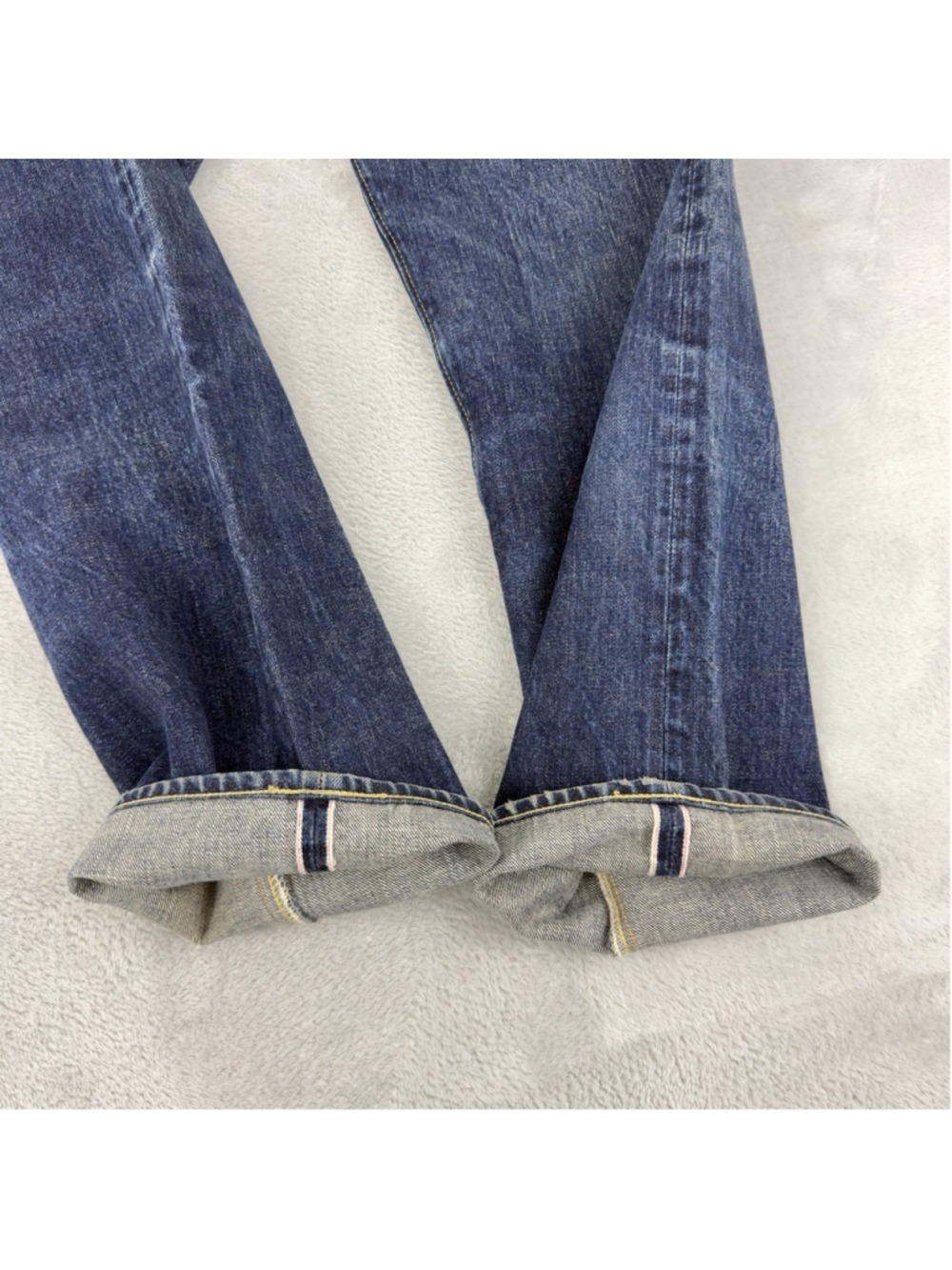 Sugar Cane 1947 Men's Size 30 W x 27 L Red Selvedge Button Fly Denim Jeans Japan - Picture 2 of 10